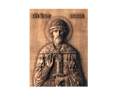 Icon of Prince Oleg of Ryazan, 3d models (stl)