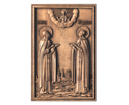 Saints Peter and Fevronia, 3d models (stl)