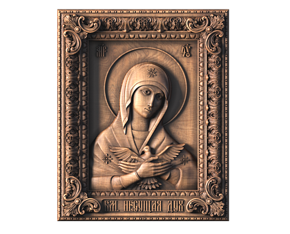 The Icon of Our Lady carrying the Holy Spirit, 3d models (stl)