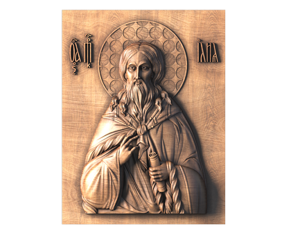 Icon Elijah the Prophet, 3d models (stl)