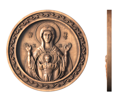 Icons of the Mother of God, 3d models (stl)