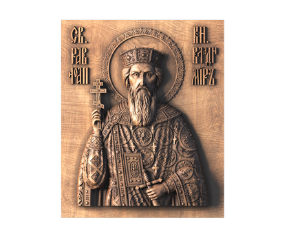 Equal of the Apostles Great Prince Vladimir, 3d models (stl)