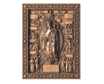 Mother of God Joy of All Who Sorrow, 3d models (stl)