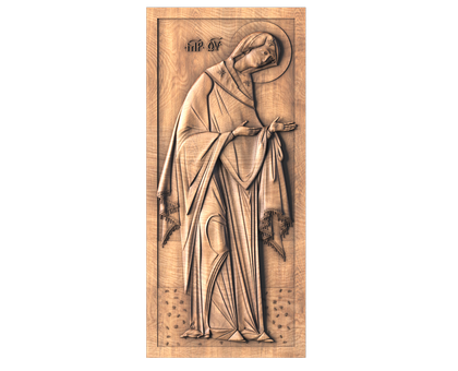 Icon of the Mother of God, Full body, 3d models (stl)