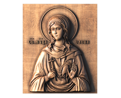 Icon of St. Helena the Martyr, daughter of Apostle Alphaeus, 3d models (stl)