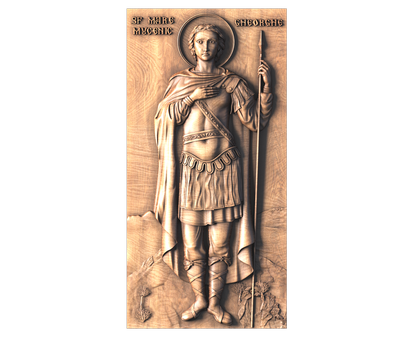 Icon of St. George the Victorious, 3d models (stl)