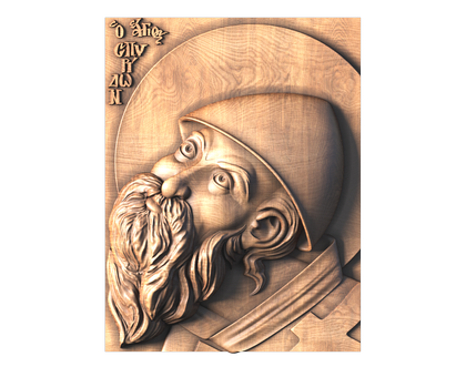 Icon St. Spyridon of Trimythous, 3d models (stl)