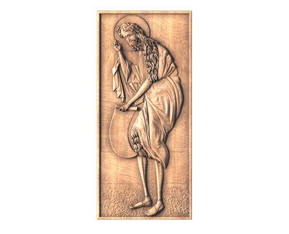 Icon John the Baptist, 3d models (stl)