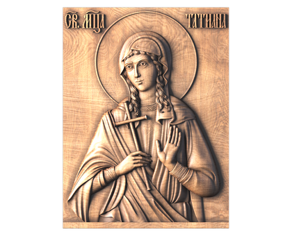 Icon Holy Martyr Tatiana, 3d models (stl)