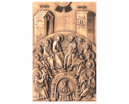 Icon Descent of the Holy Spirit upon the Apostles, 3d models (stl)