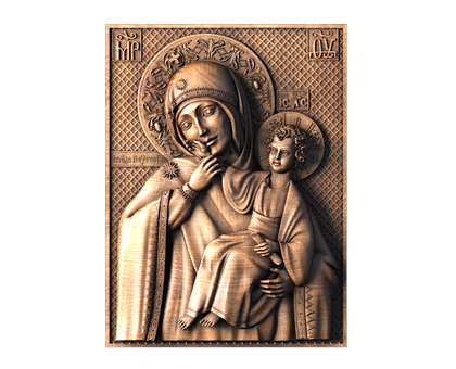 Icon of Our Lady of Consolation, 3d models (stl)