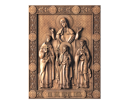 Holy Martyrs Faith, Hope and Love and Their Mother Sophia, 3d models (stl)