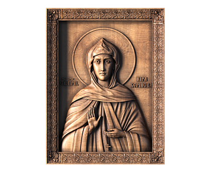 Icon Saint Reverend Cyrus of Beria, 3d models (stl)