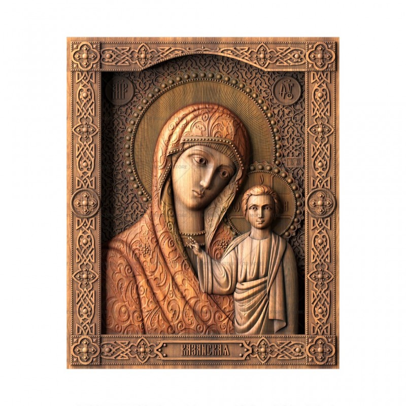 Our Lady of Kazan, 3d models (stl)