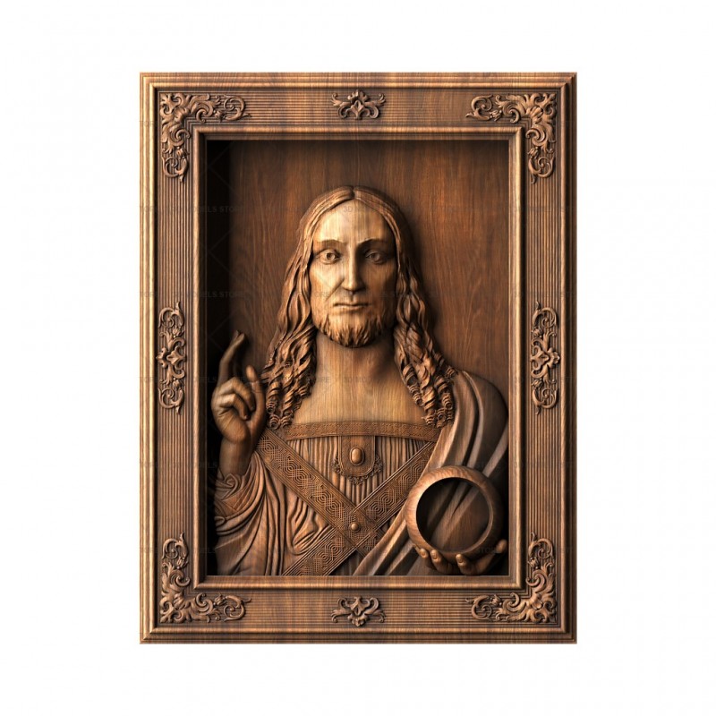 Icon Savior of the World, 3d models (stl)