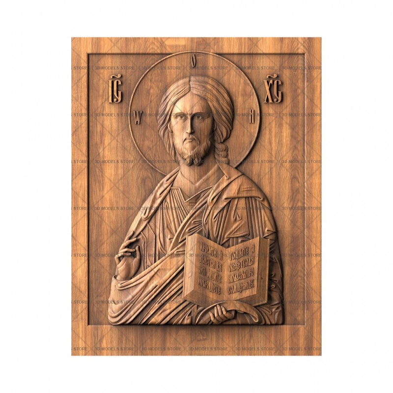 Jesus Christ the Almighty Icon, 3d models (stl)