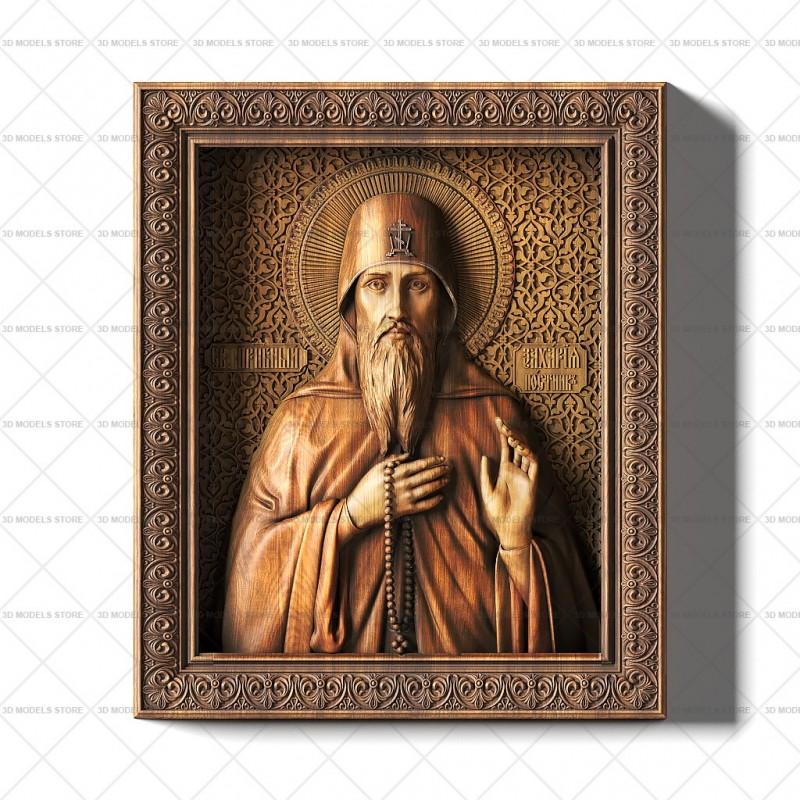 Icon of Saint Zechariah, 3d models (stl)