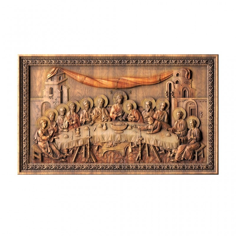 Icon of the Last Supper, 3d models (stl)