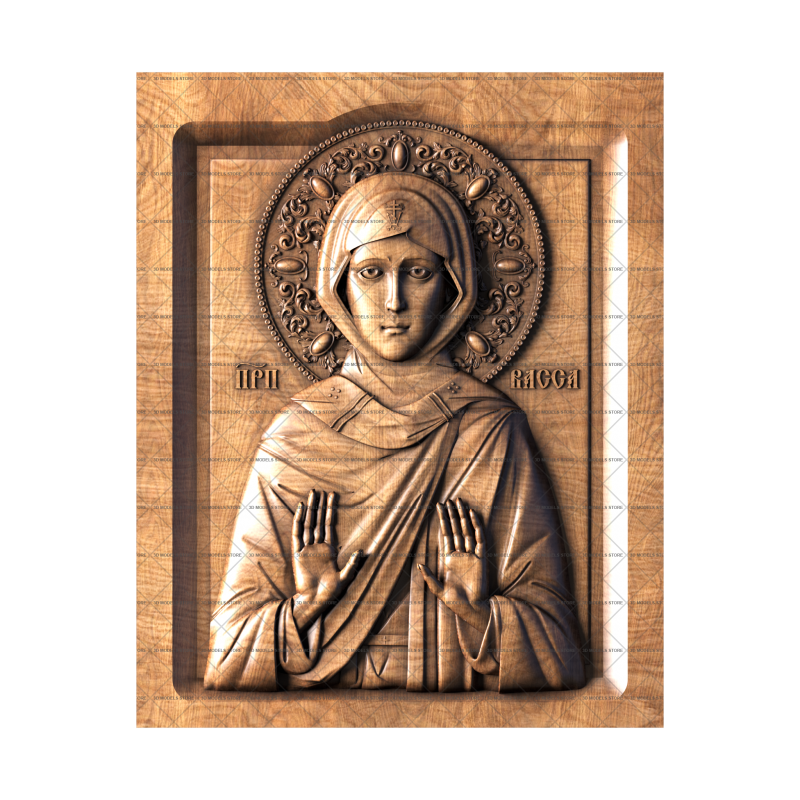 Icon Vassa the Monk of Pskov-Pechersk, 3d models (stl)