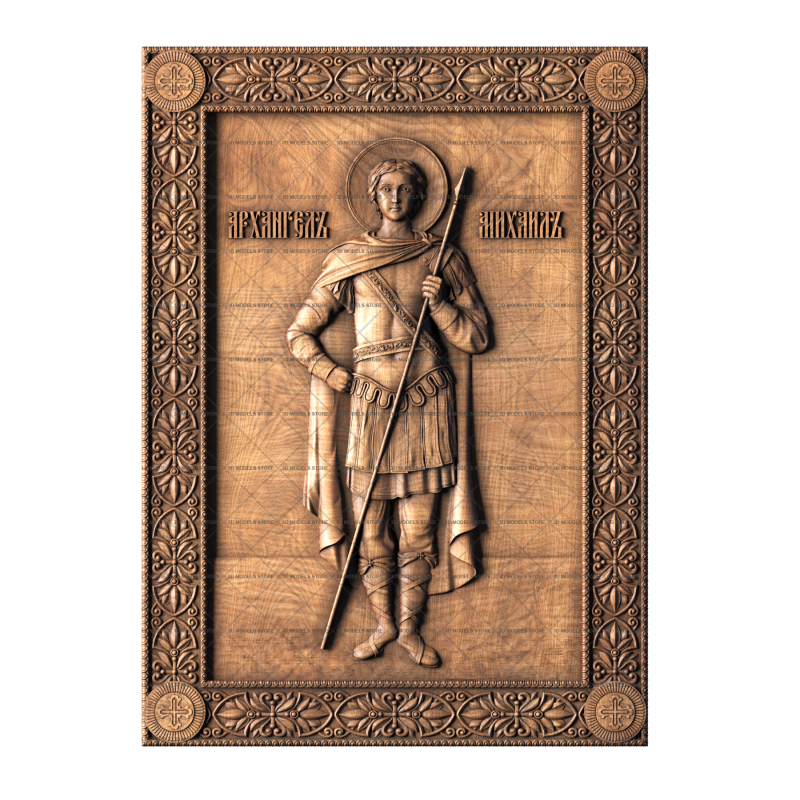 Icon The Archangel Michael, 3d models (stl)