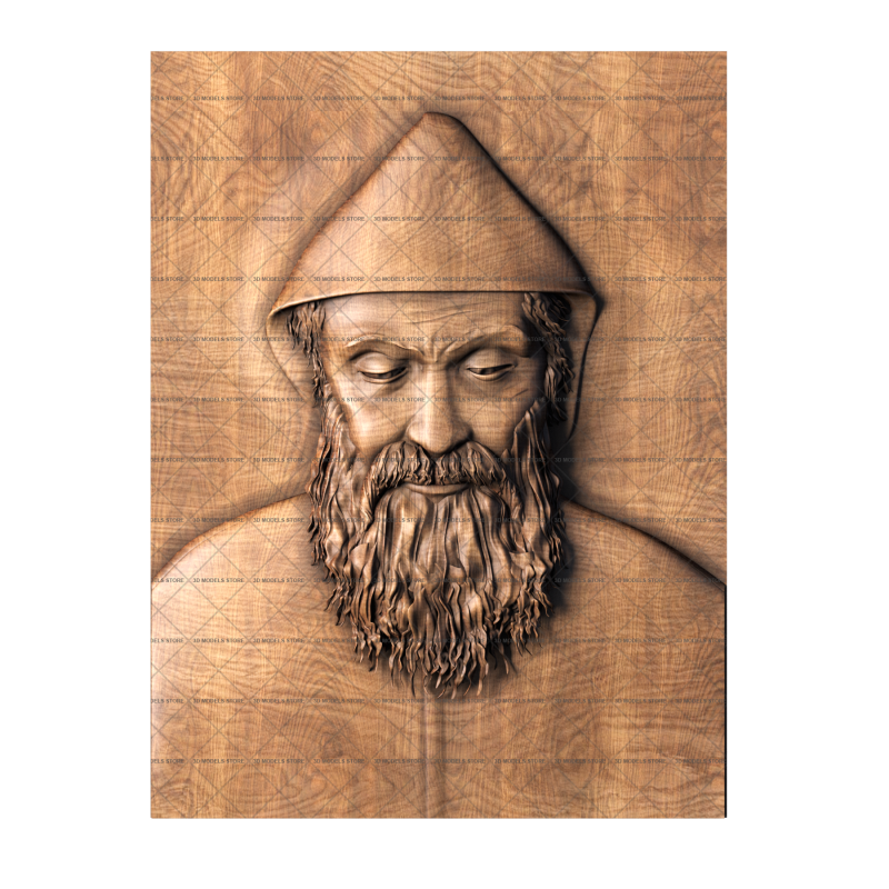 Icon of Saint Charbel, 3d models (stl)