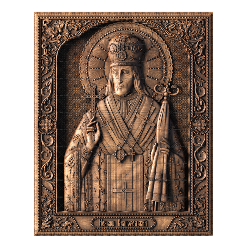 Icon of St. Joasapha of Belgorod, 3d models (stl)