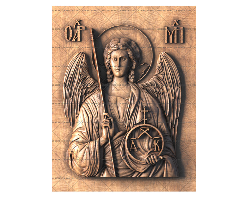 Icon of The Archangel Mihael, 3d models (stl)