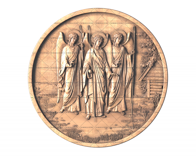 Icon Holy Trinity, 3d models (stl)