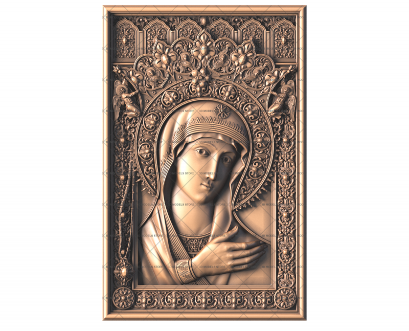 Icon of the Mother of God «Neva Quick to Hear», 3d models (stl)