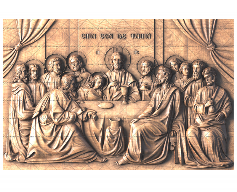 Icon The Last Supper, 3d models (stl)