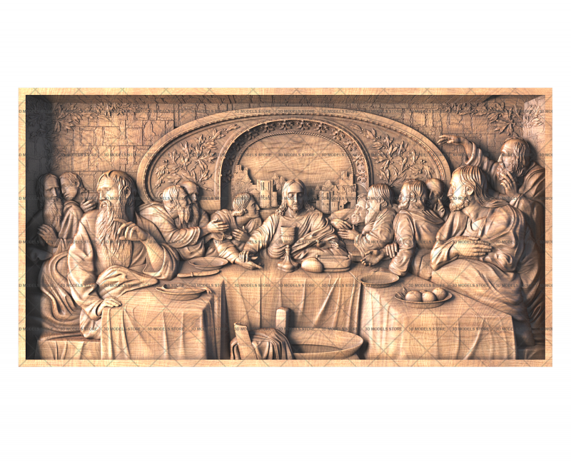 Icon The Last Supper, 3d models (stl)