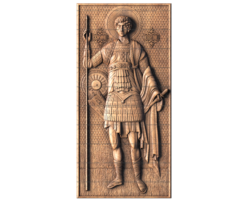 Icon of St. George the Victorious, 3d models (stl)