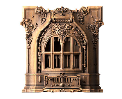 Fireplace antique, 3d models (stl)