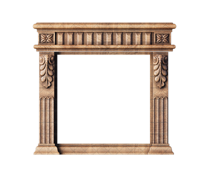 Fireplace, 3d models (stl)