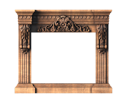 Fireplace, 3d models (stl)