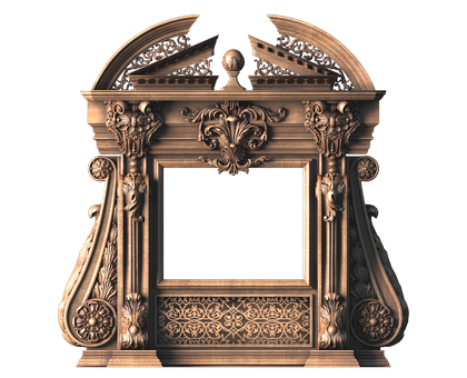 Fireplace, 3d models (stl)