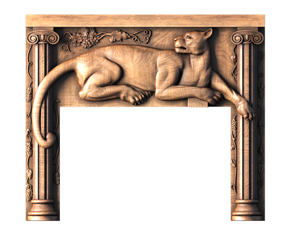 Fireplace, 3d models (stl)