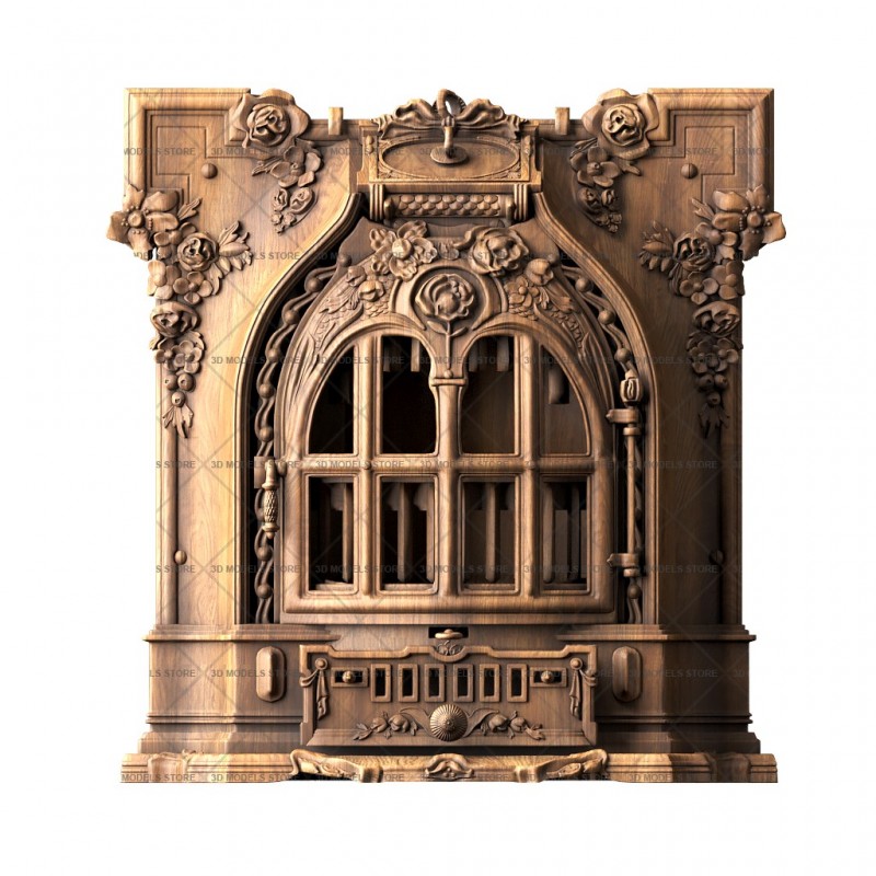 Fireplace antique, 3d models (stl)