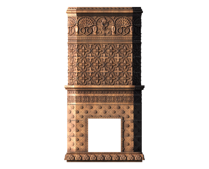 Fireplace, 3d models (stl)