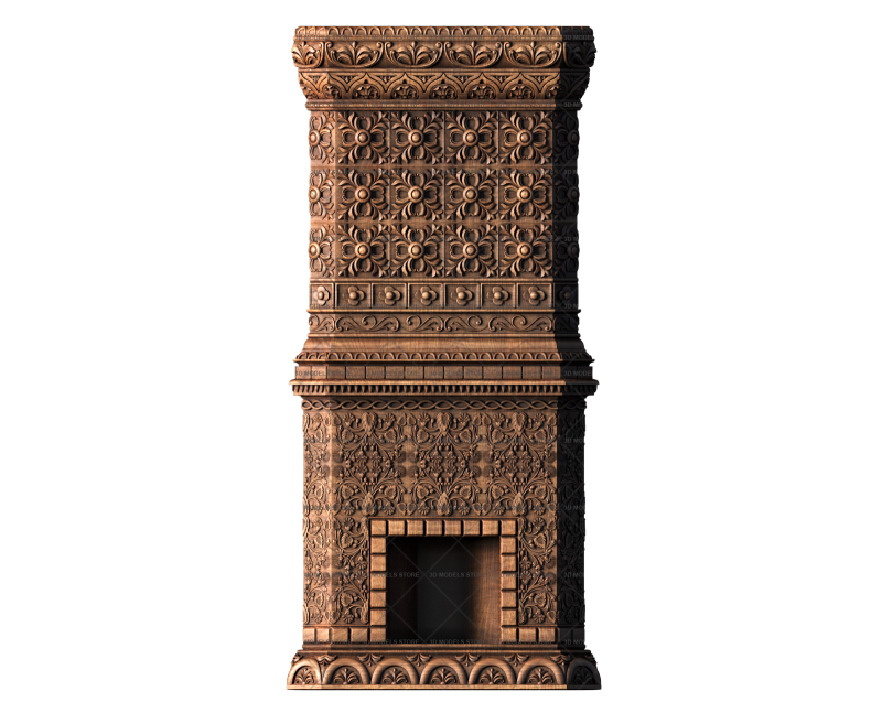 Fireplace, 3d models (stl)