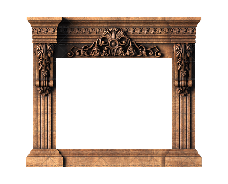 Fireplace, 3d models (stl)