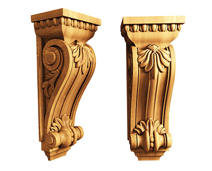 Corbel, 3d models (stl)