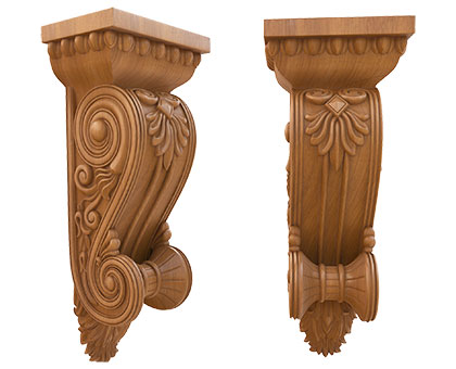 Corbel, 3d models (stl)