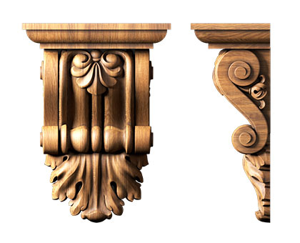 Corbel, 3d models (stl)