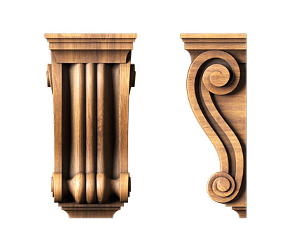 Corbel, 3d models (stl)