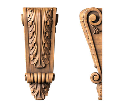 Corbel, 3d models (stl)