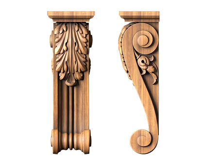 Corbel, 3d models (stl)