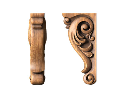 Corbel, 3d models (stl)