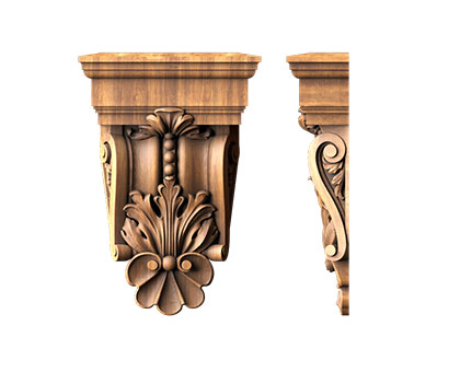 Corbel, 3d models (stl)