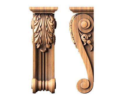 Corbel, 3d models (stl)